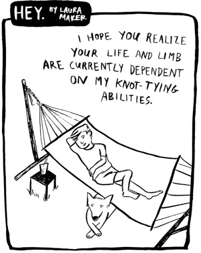 Hey July - the dog's gonna get smooshed