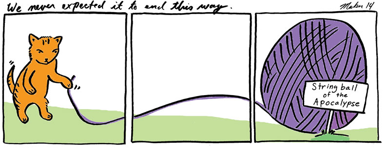 We never thought it would end this way.